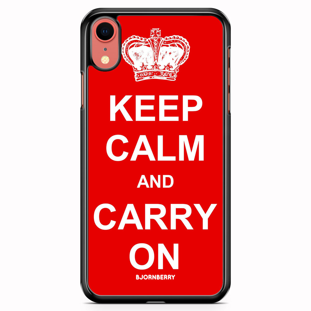 iPhone XR Case - Keep calm carry on