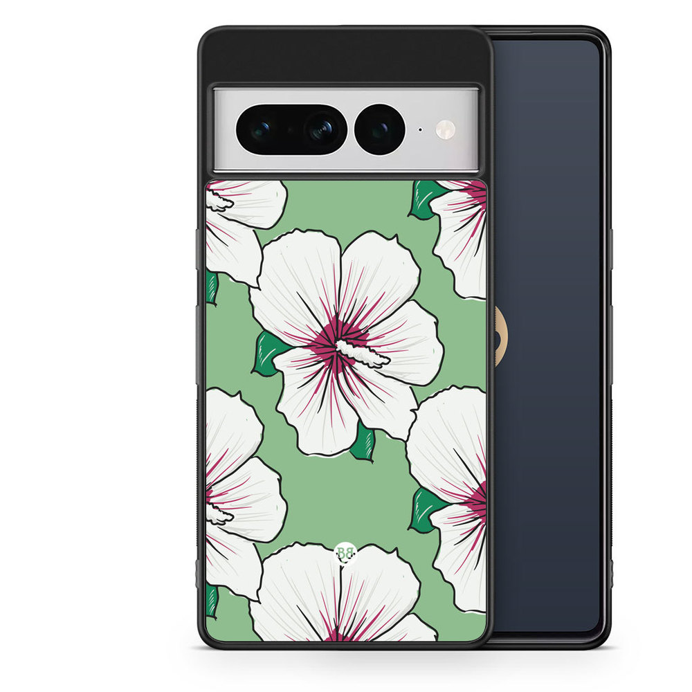 Google Pixel 7 Pro Case - Creamy White Flowers