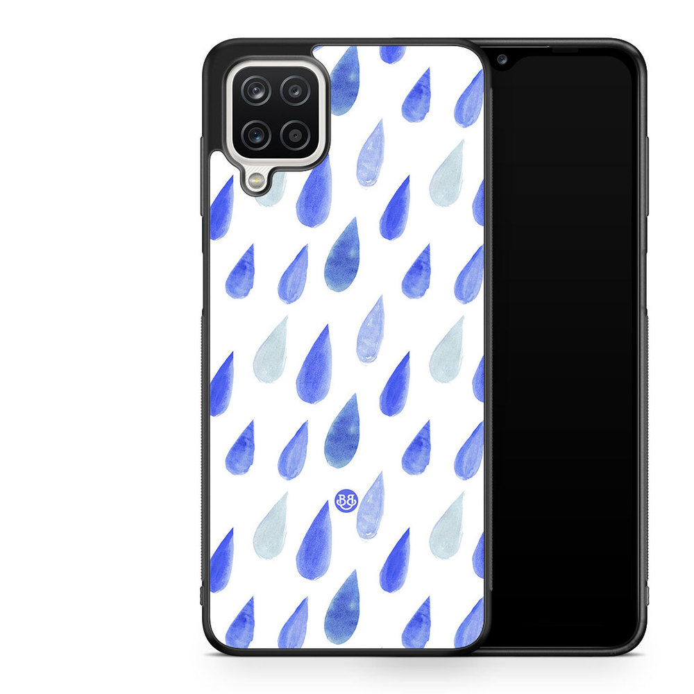 Samsung Galaxy A12 Case - Watercolor Rain