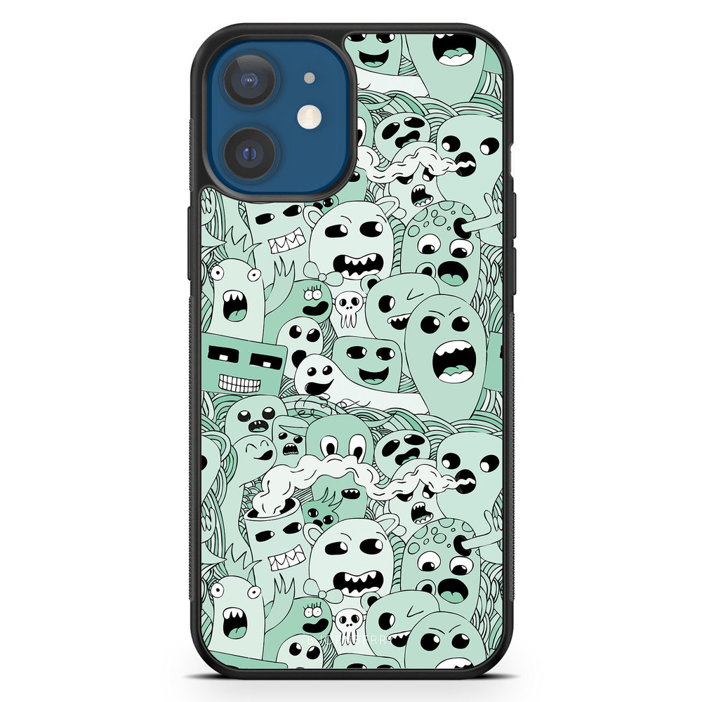 iPhone 12 Case - Ghost Pattern