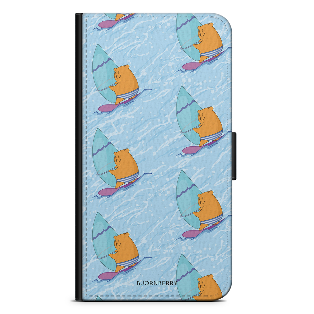 Samsung Galaxy S9 Plus Wallet Case - Bear Surfer