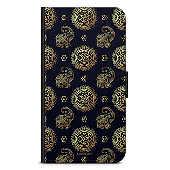 Samsung Galaxy S10 Plus Plånboksfodral - Elefant Guld