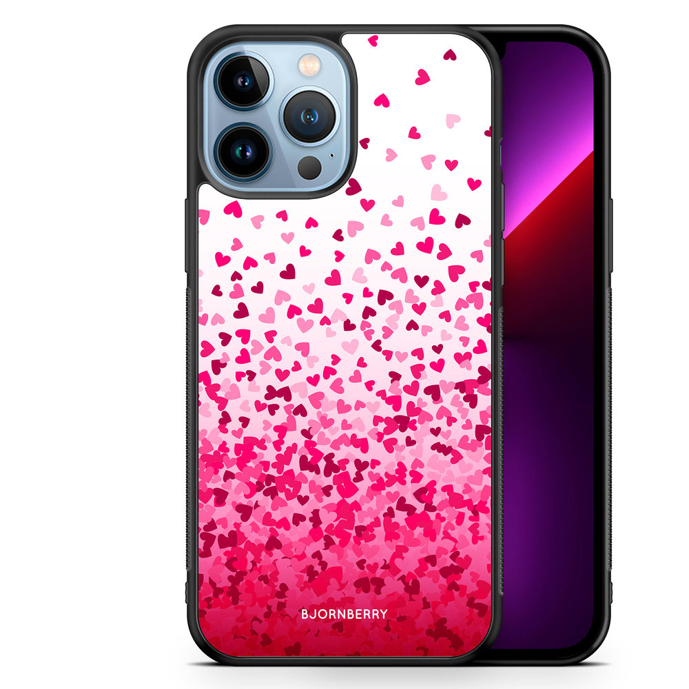 iPhone 13 Pro Max Case - Heart Confetti