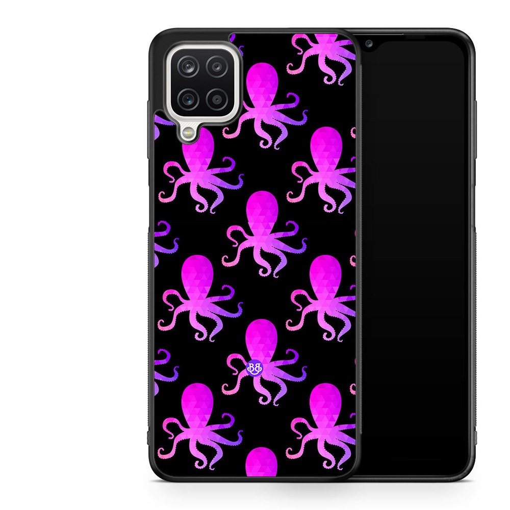 Samsung Galaxy A12 Case - Octopus Pattern