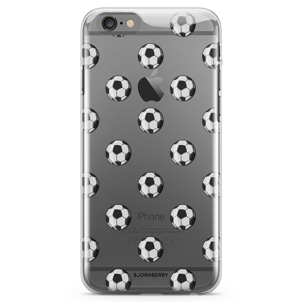 iPhone 6/6s Genomskinligt Skal - Fotbollar | Mobilskal & Mobilfodral BJORNBERRY