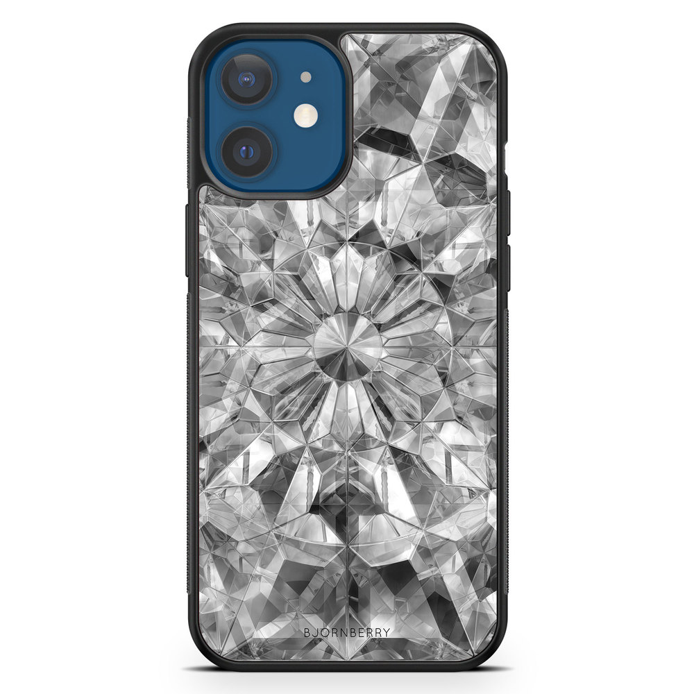 iPhone 12 Case - Grey Crystals
