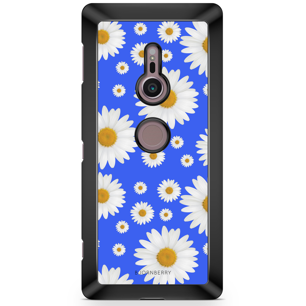 Sony Xperia XZ2 Case  - Blue Daisy Flowers