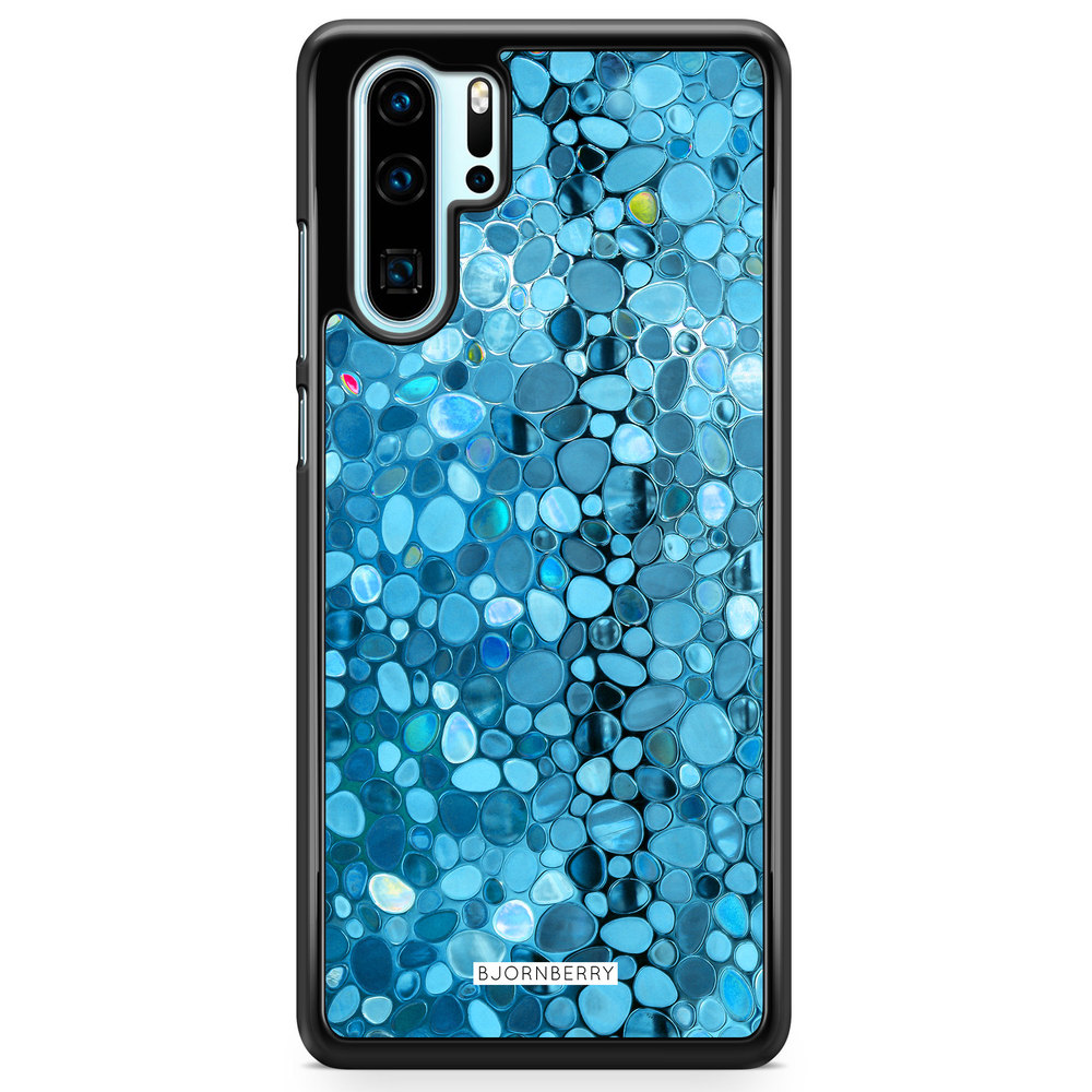 Huawei P30 Pro Case - Stained Glass Blue