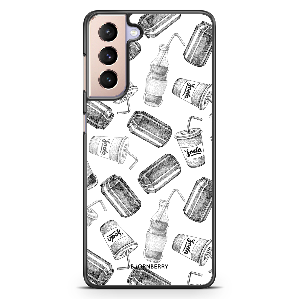 Samsung Galaxy S21 Case - Soda Black & White