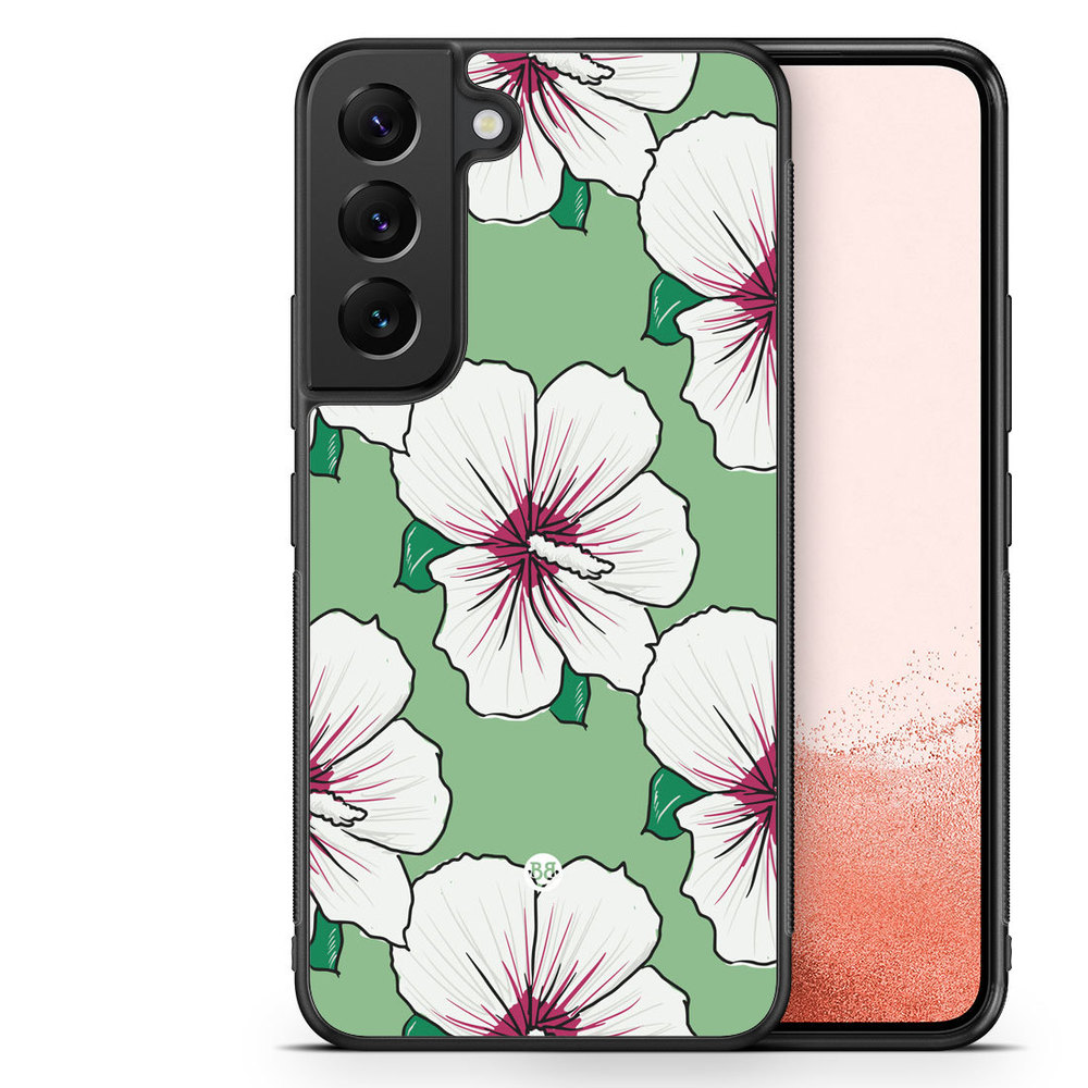 Samsung Galaxy S23 Plus 5G Case - Creamy White Flowers