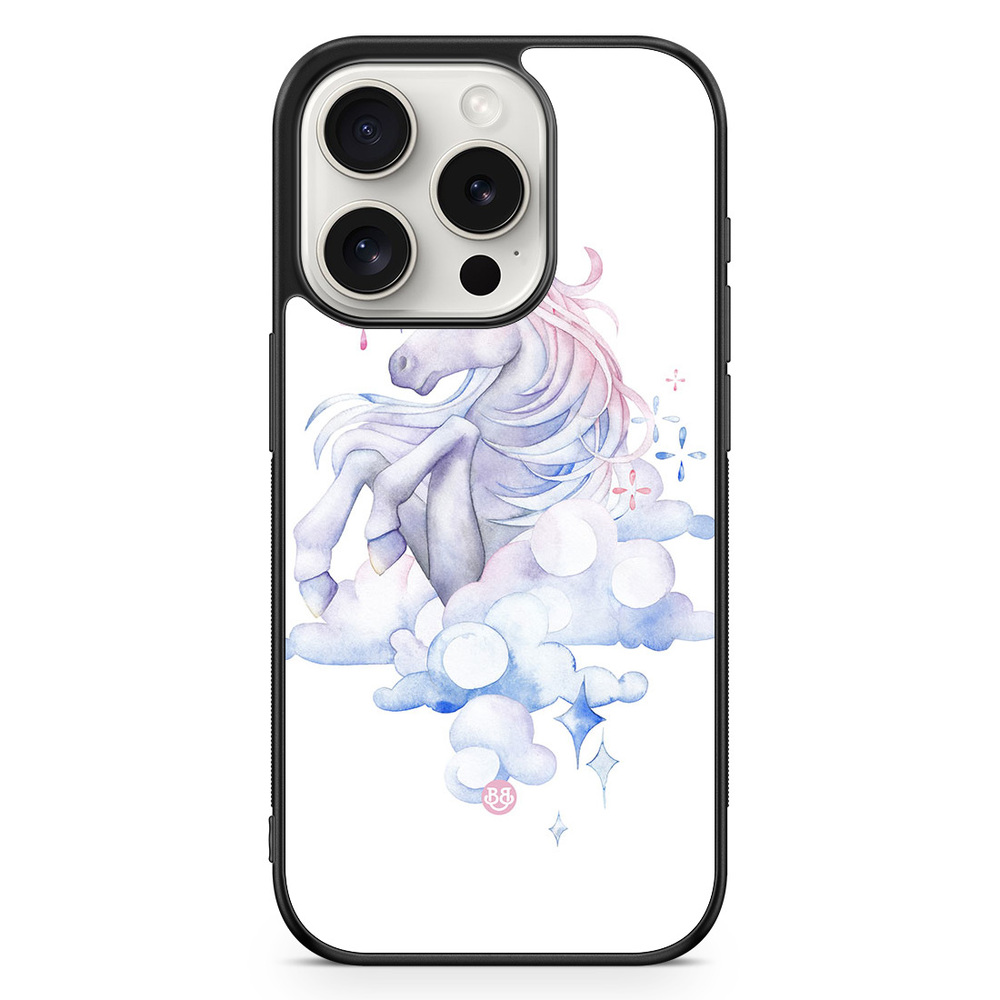 iPhone 15 Pro Case - Watercolor Unicorn