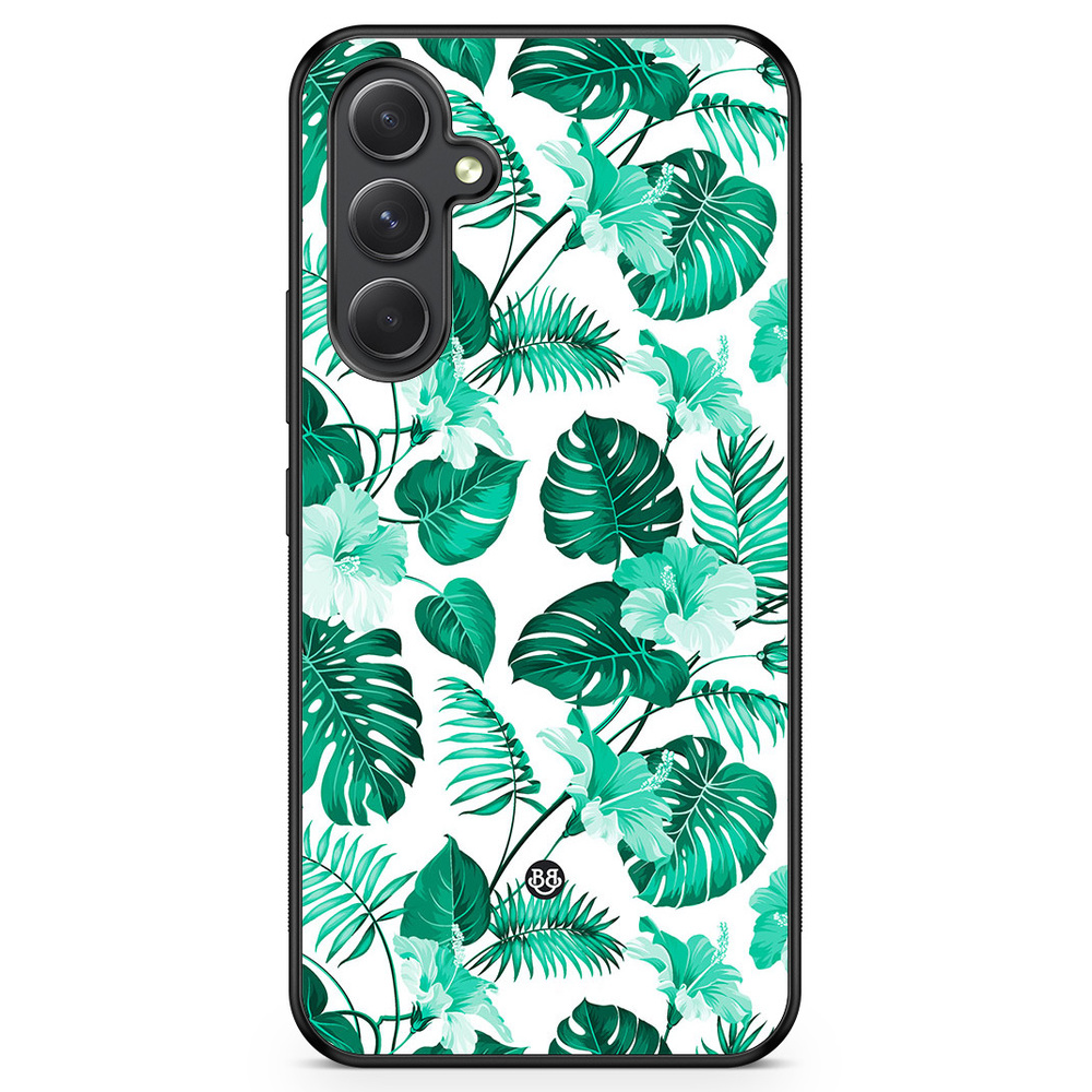 Samsung Galaxy A54 5G Case - Turquoise Flowers