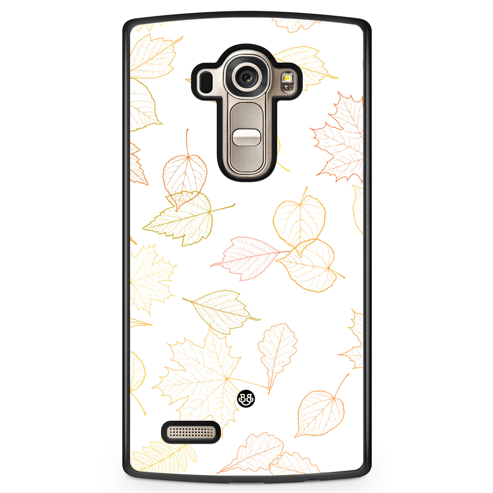 LG G4 Case - White and Leaves