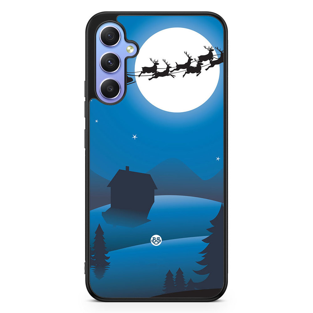 Samsung Galaxy A34 5G Case - Festive Sleigh