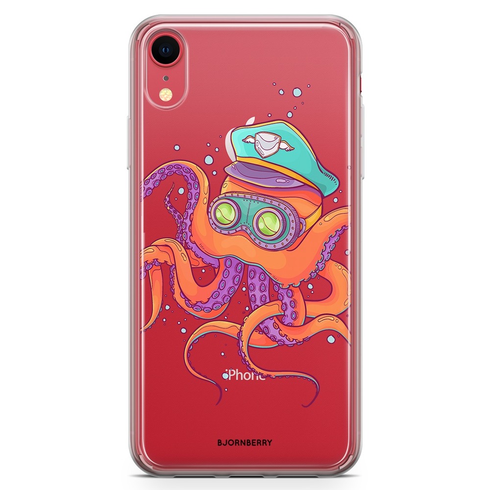 iPhone XR Fashion Case - Captain Octopus