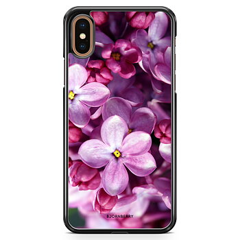 iPhone XS Max Skal - Lila Vårblommor