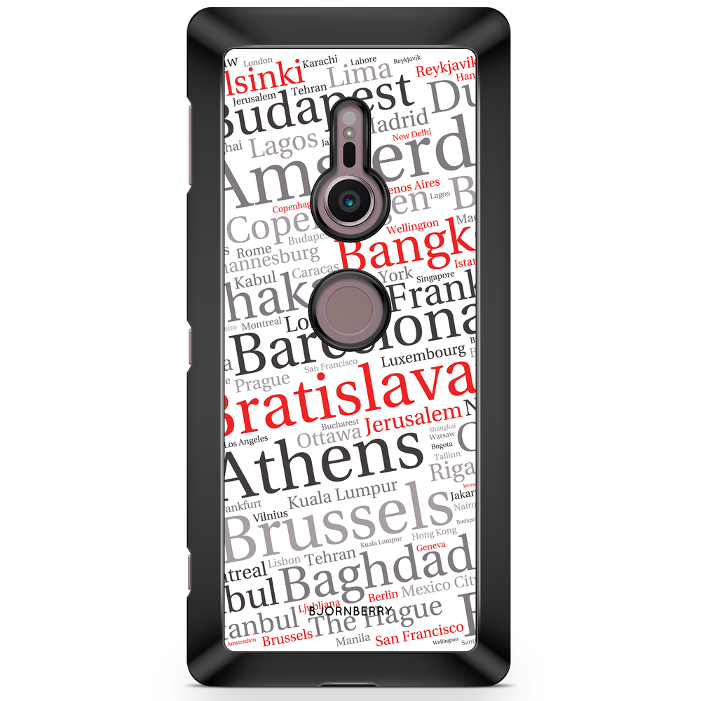 Sony Xperia XZ2 Case  - City Names