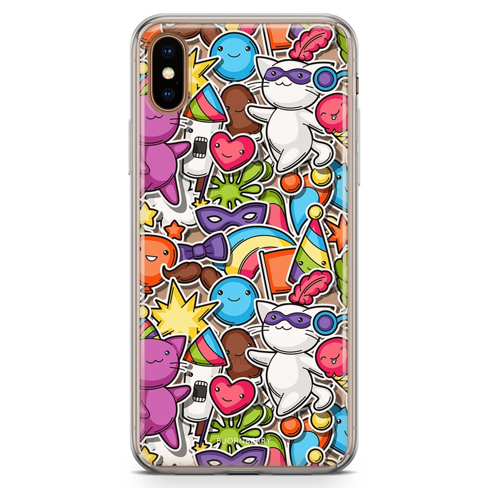 iPhone Xs Max Fashion Case - Cute Stickers