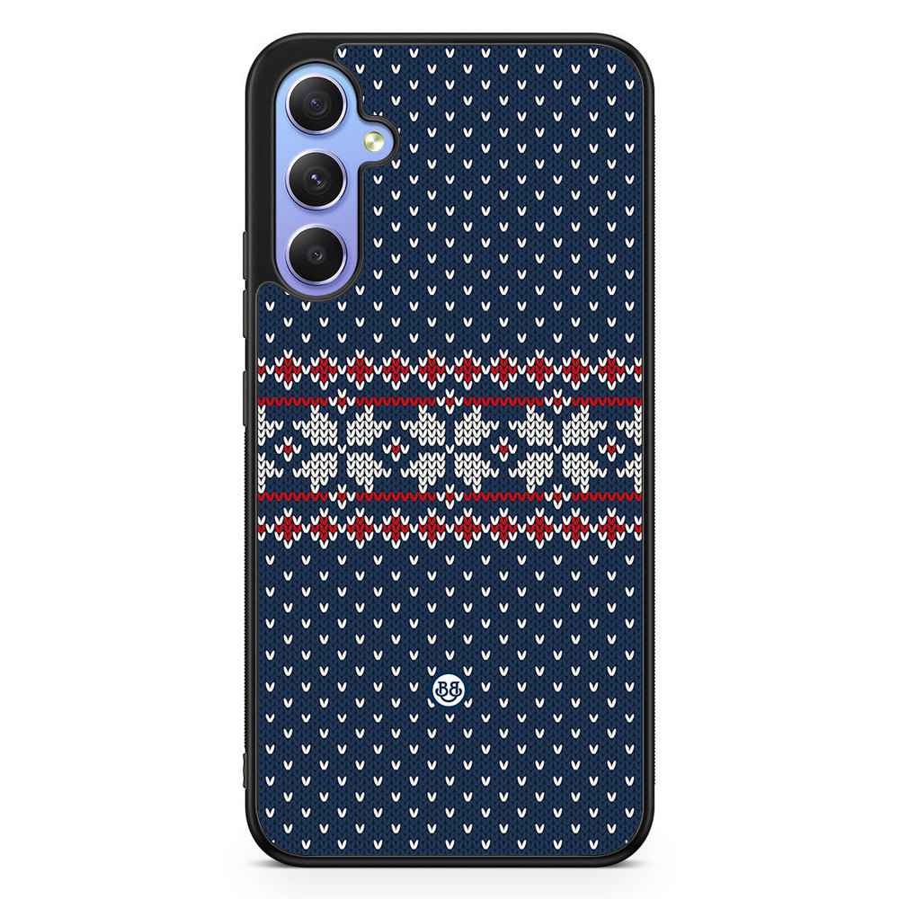Samsung Galaxy A34 5G Case - Knitted Xmas
