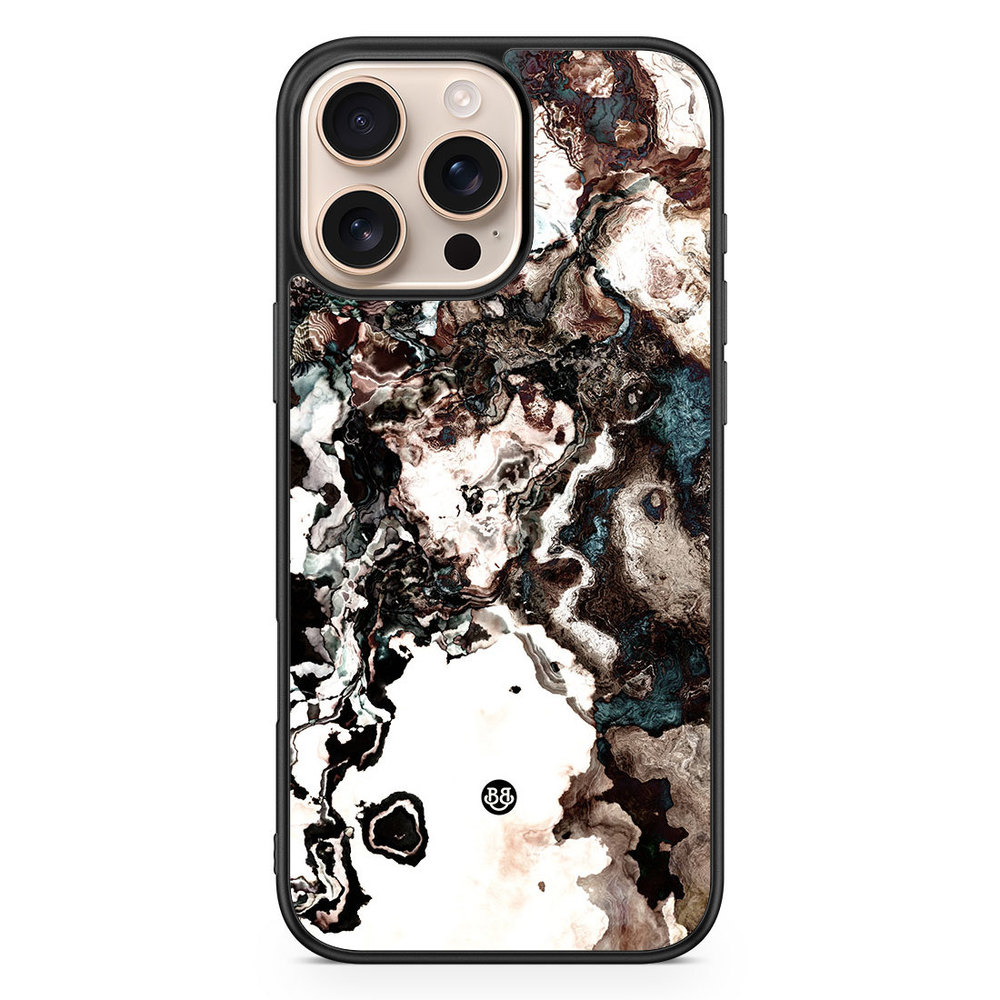 iPhone 16 Pro Max Case - Marble Brown