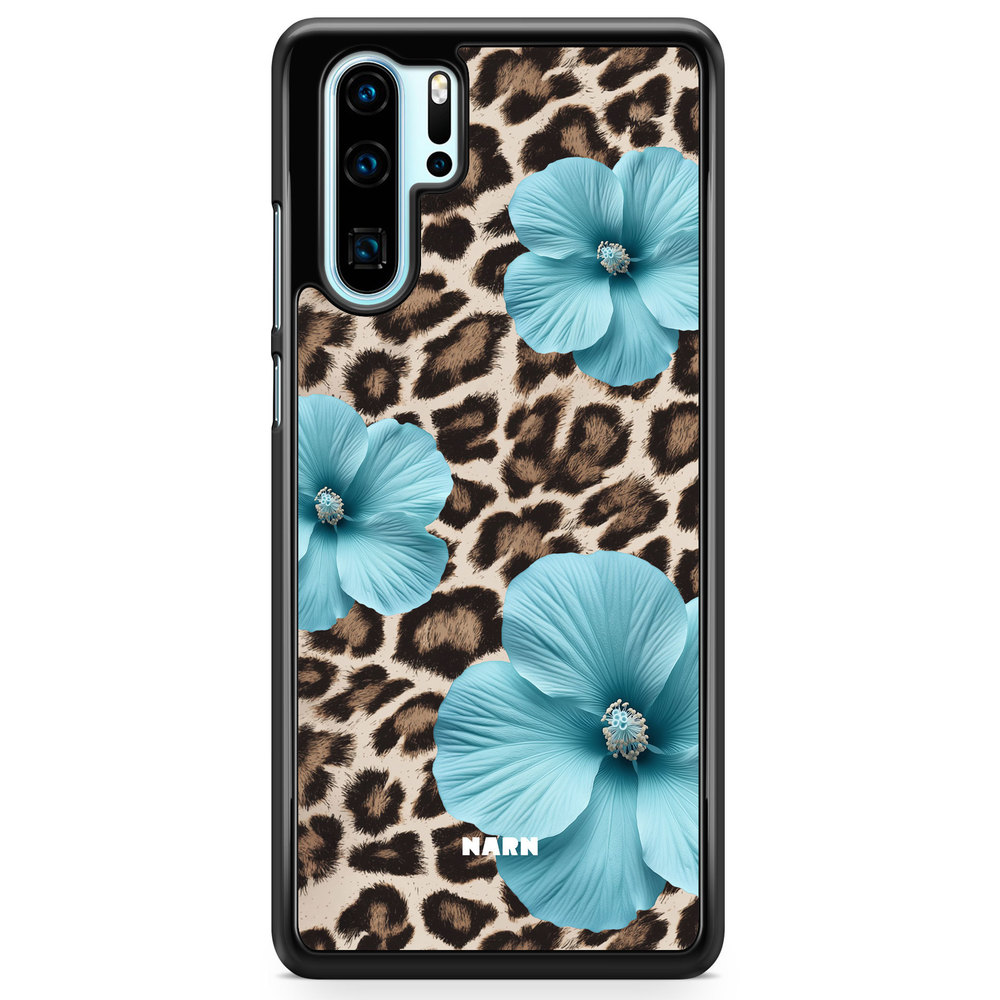 Huawei P30 Pro Case - Hibiscus Era - Turquoise Leopard