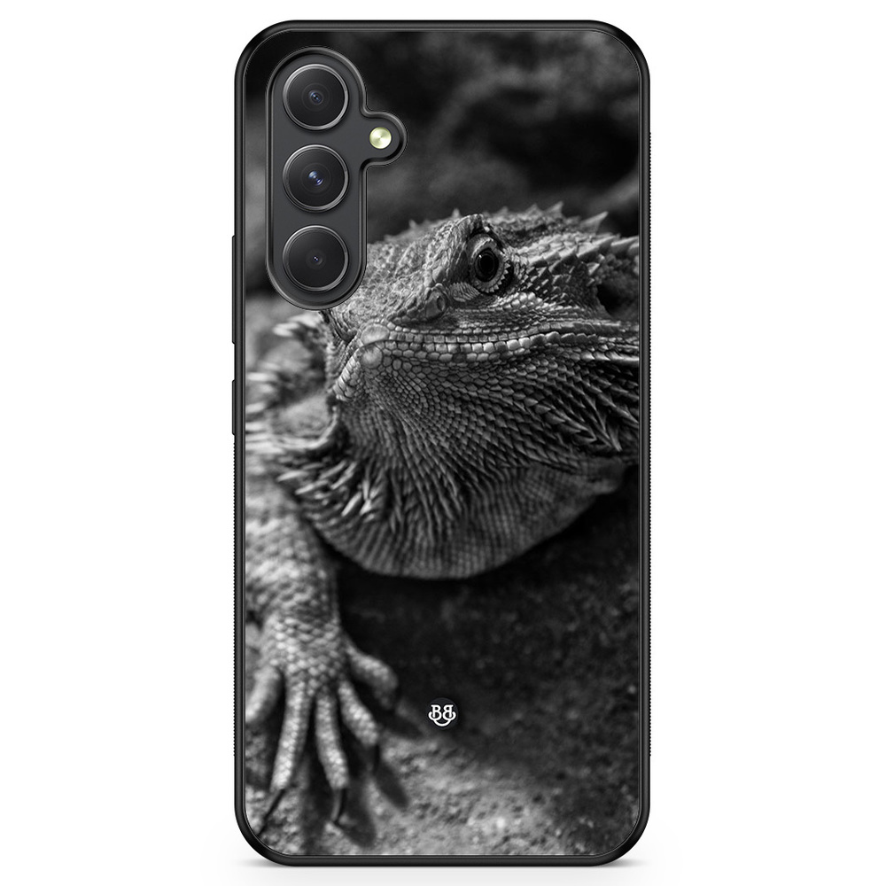 Samsung Galaxy A54 5G Case - Black/White Lizard