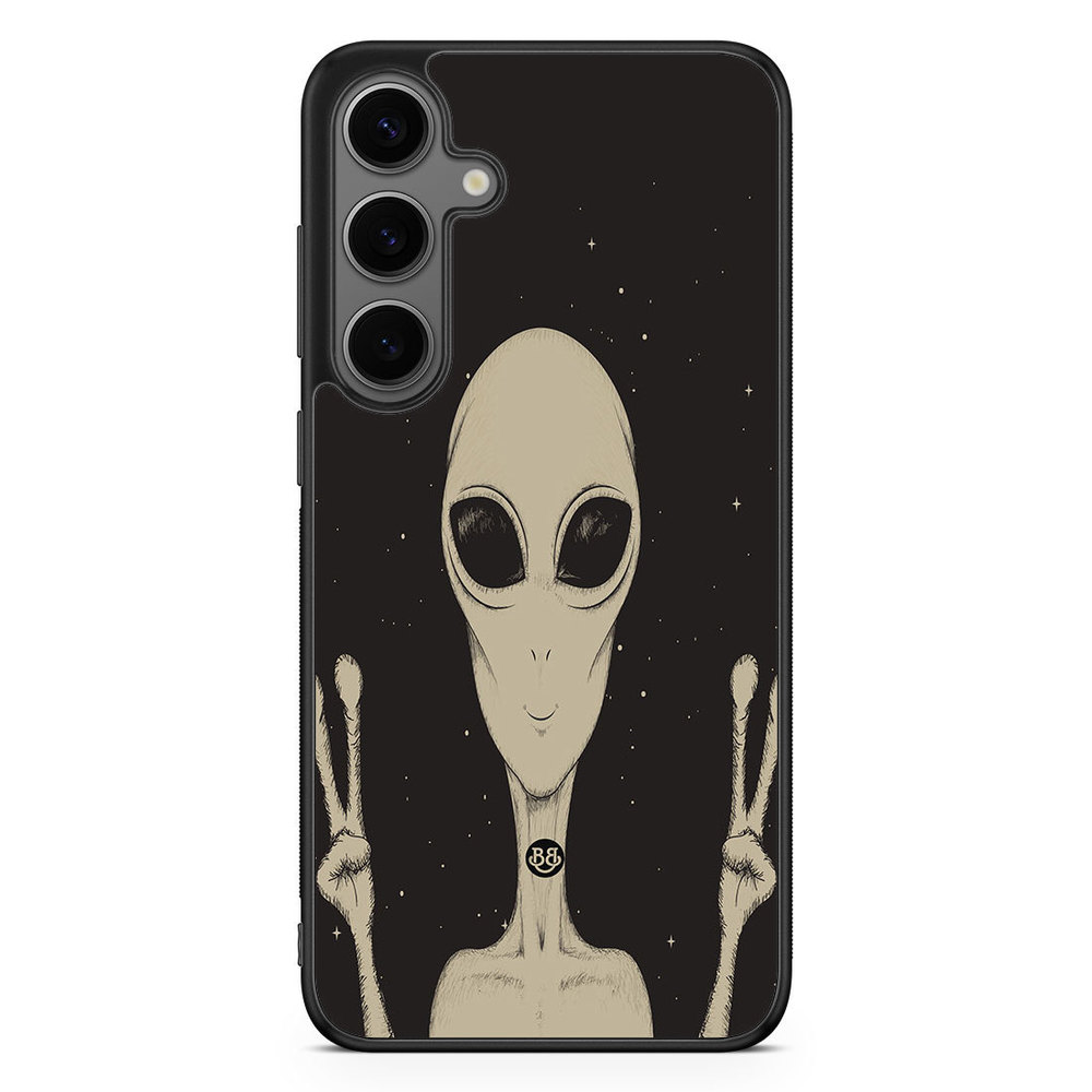 Samsung Galaxy S24 Plus Case - Peace Alien