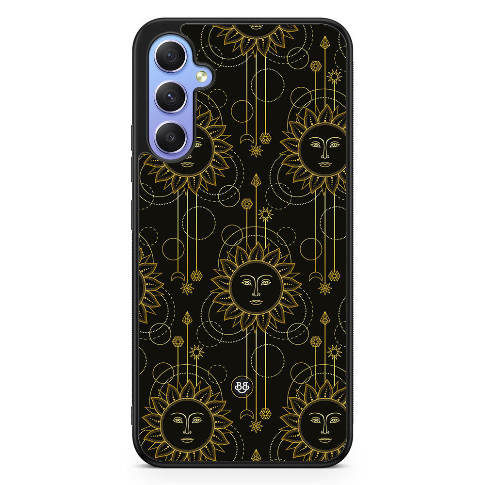 Samsung Galaxy A34 5G Case - Gold Suns