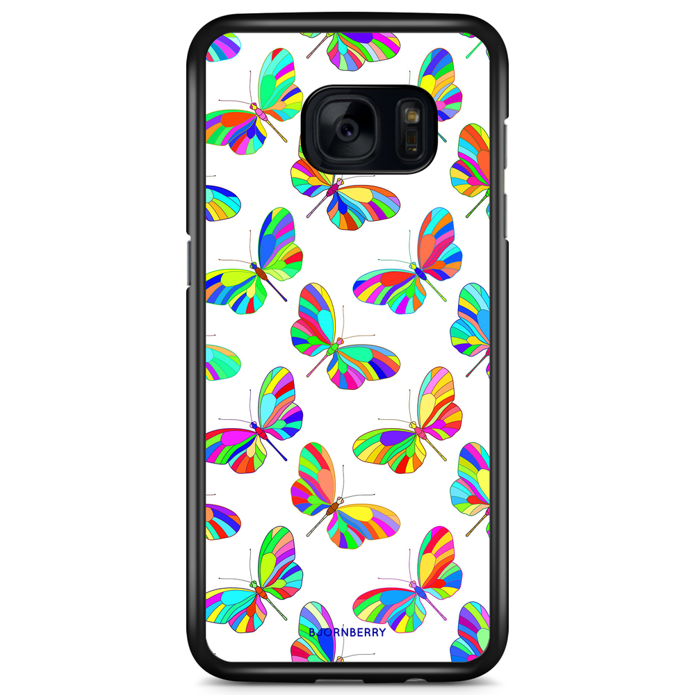 Samsung Galaxy S7 Edge Case - Multi Butterflies