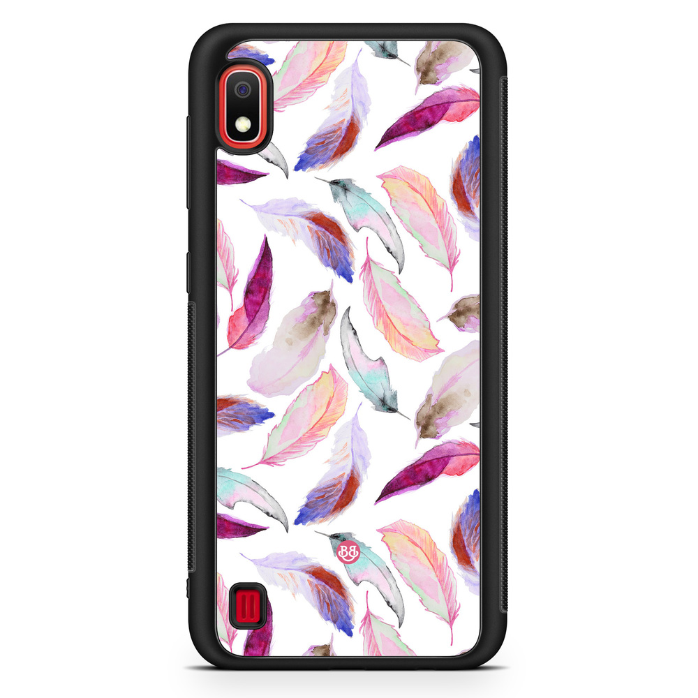 Samsung Galaxy A10 Case - Watercolor Feathers