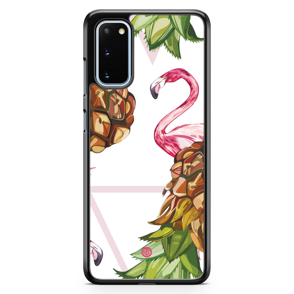 Samsung Galaxy S20 Case - Pineapple & Flamingo