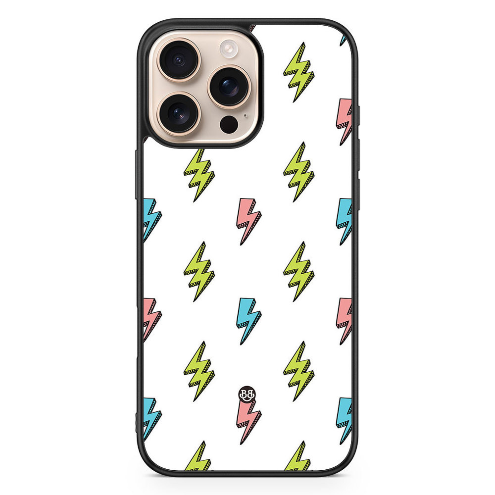 iPhone 16 Pro Max Case - Lightning Bolts