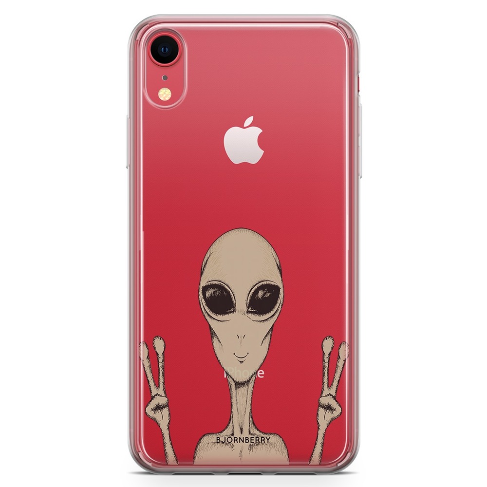iPhone XR Fashion Case - Peace Alien