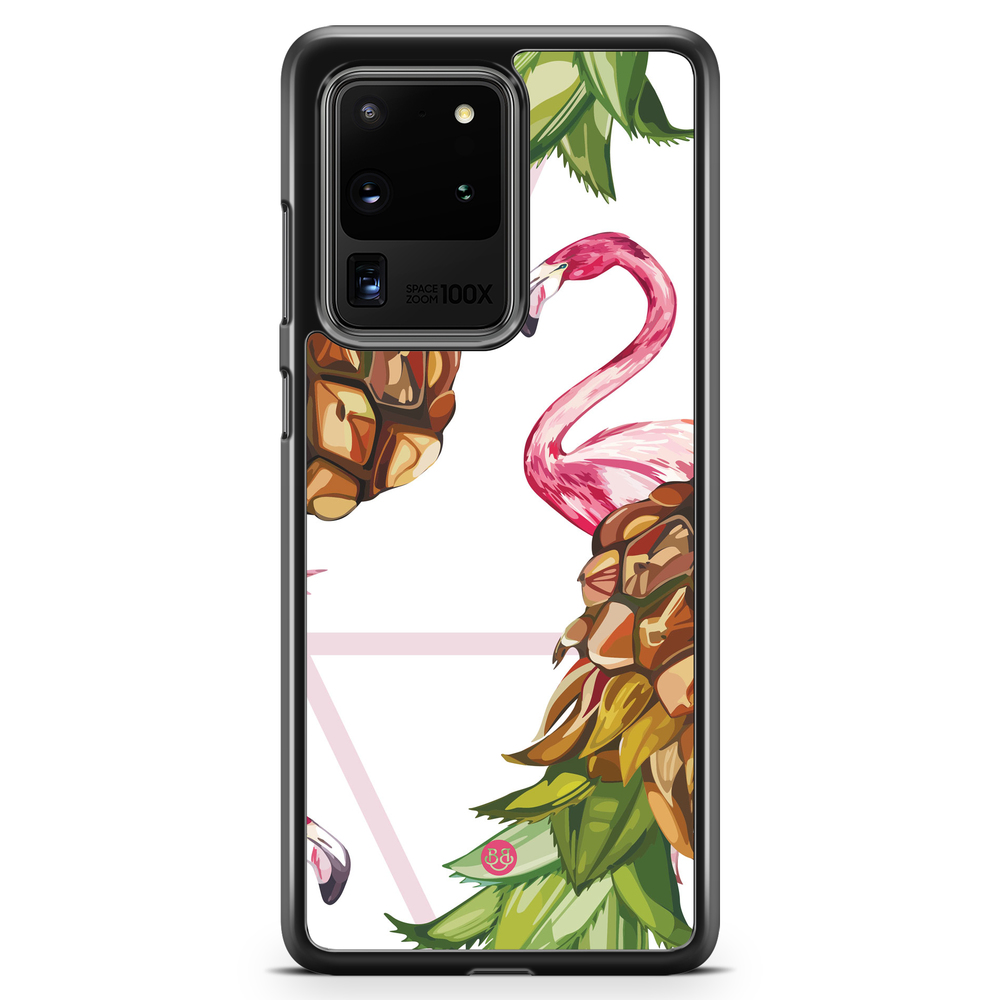 Samsung Galaxy S20 Ultra Case - Pineapple & Flamingo