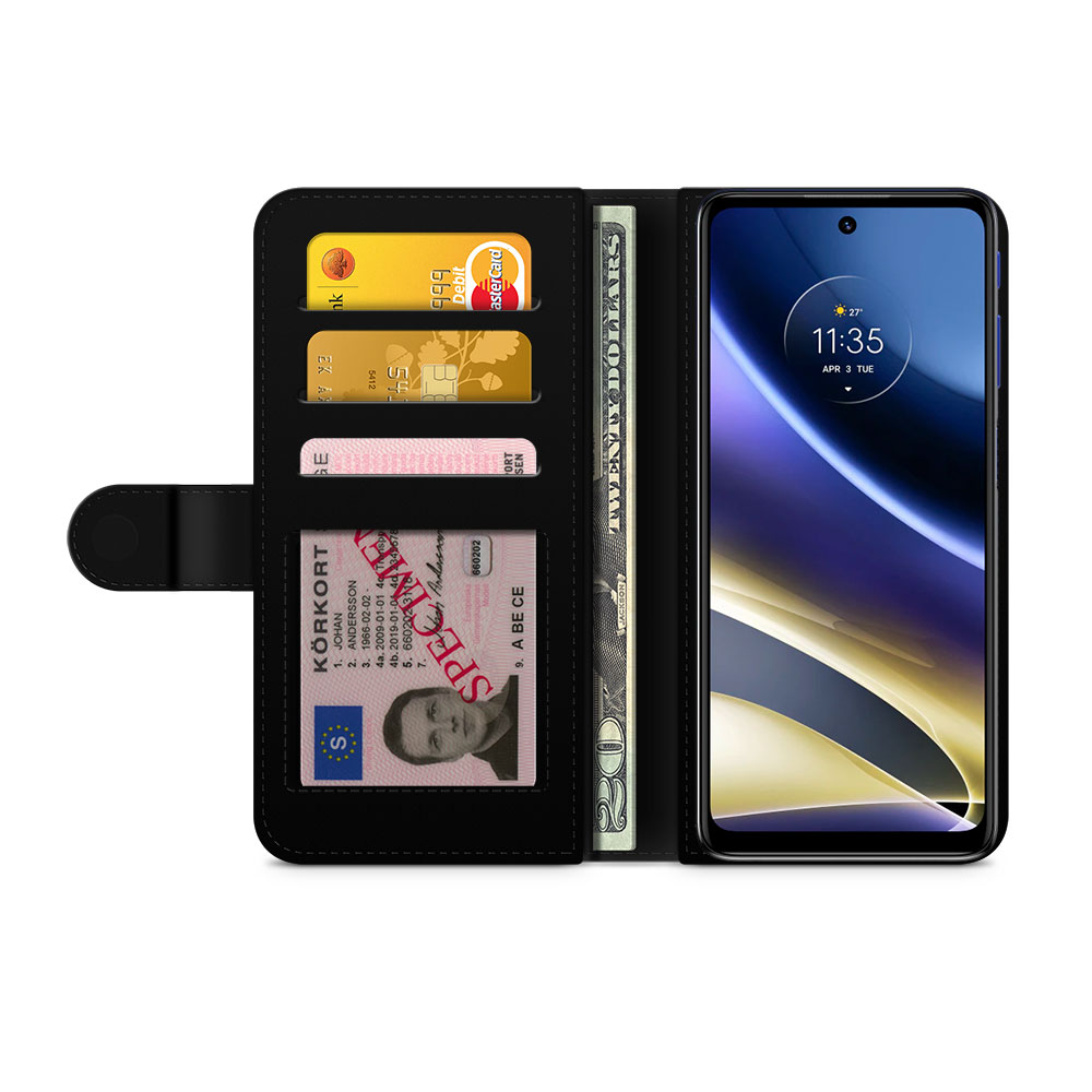 Motorola Moto G51 5G Wallet Case - Rainbow Pattern - 2