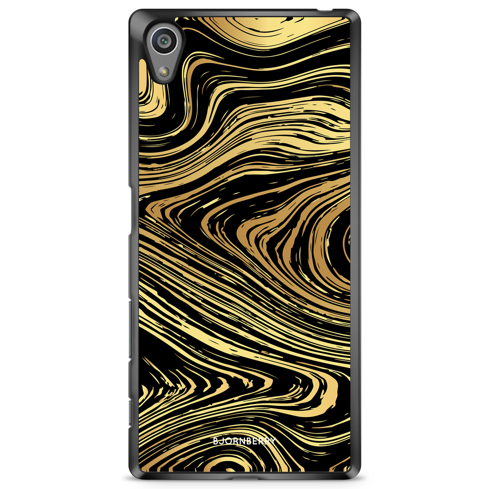 Sony Xperia Z5 Premium Case - Gold Marble