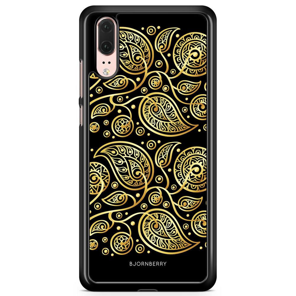 Huawei P20 Case - Gold Flowers