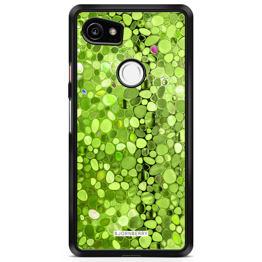 Google Pixel 2 XL Case - Stained Glass Green