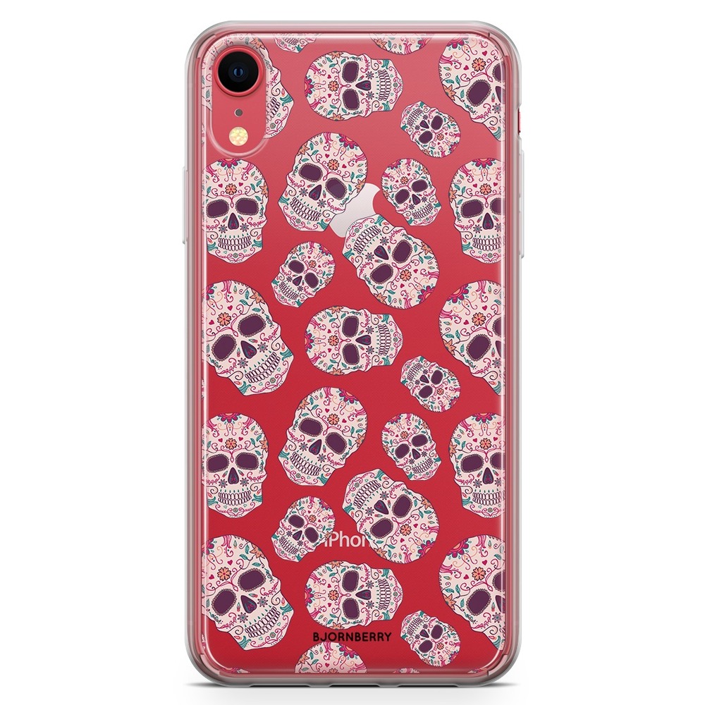 iPhone XR Fashion Case - Calavera Skulls