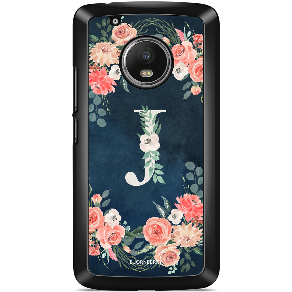 Moto G5 Plus Case - Monogram J