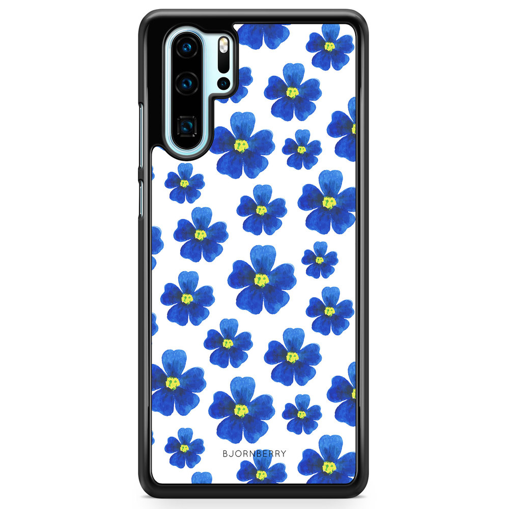 Huawei P30 Pro Case - Blue Flowers