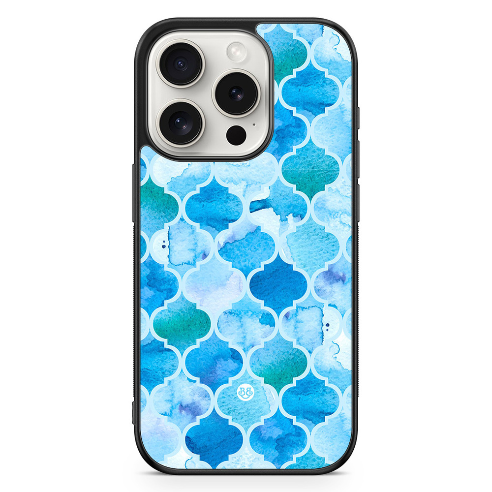 iPhone 15 Pro Case - Watercolor Moroccan
