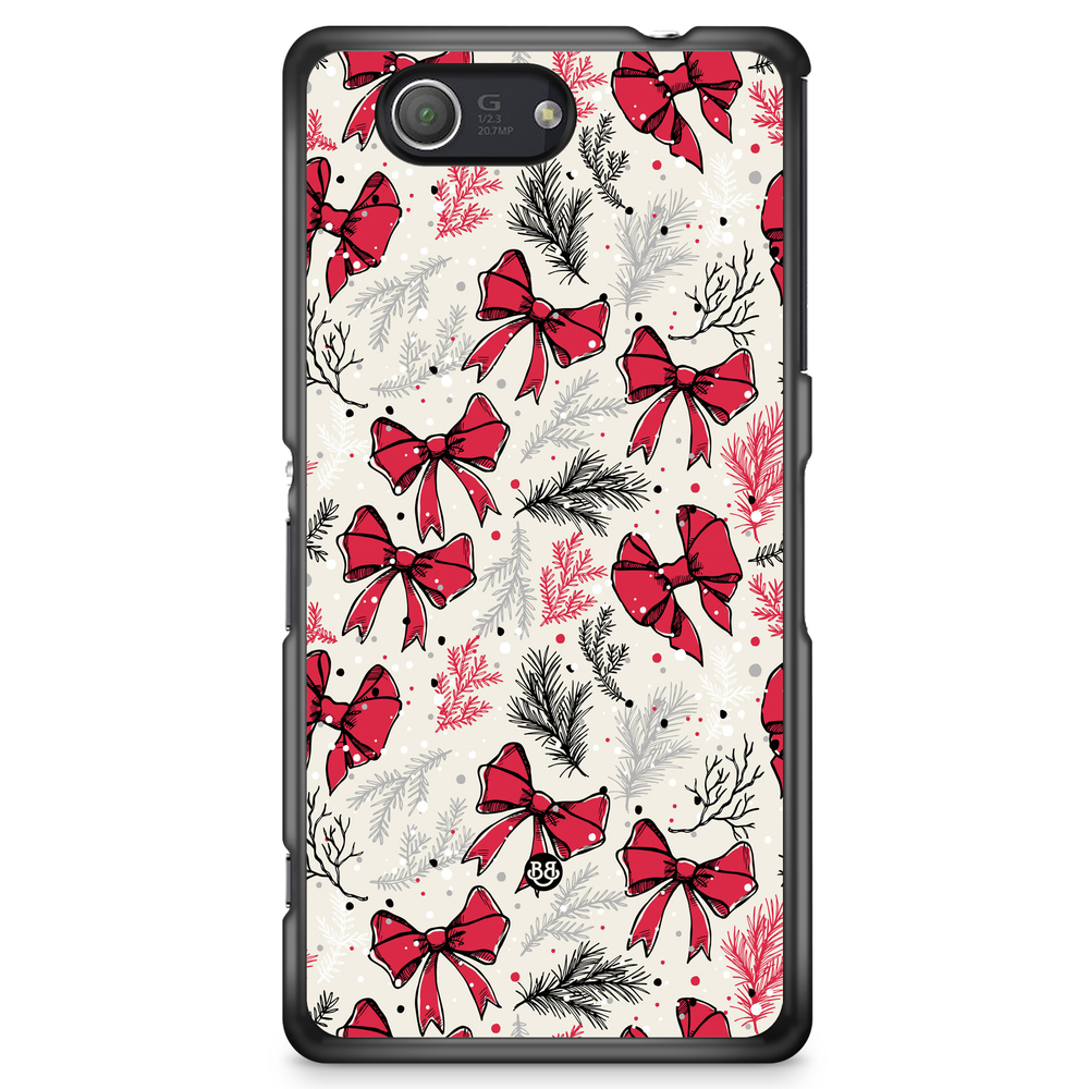 Sony Xperia Z3 Compact Case - Christmas Bows