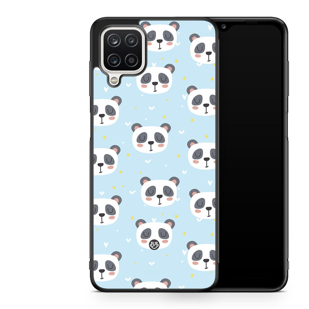 Samsung Galaxy A12 Case - Panda Pattern