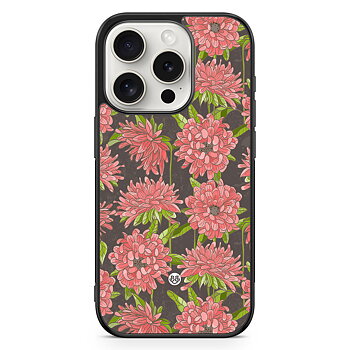 iPhone 15 Pro Skal - Blommigt Mönster