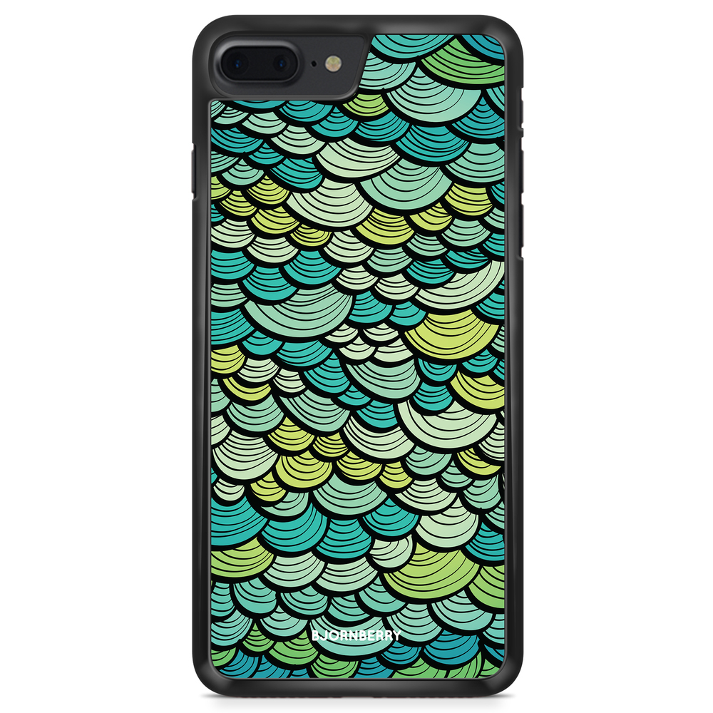 iPhone 8 Plus Case - Green Mermaid Scales