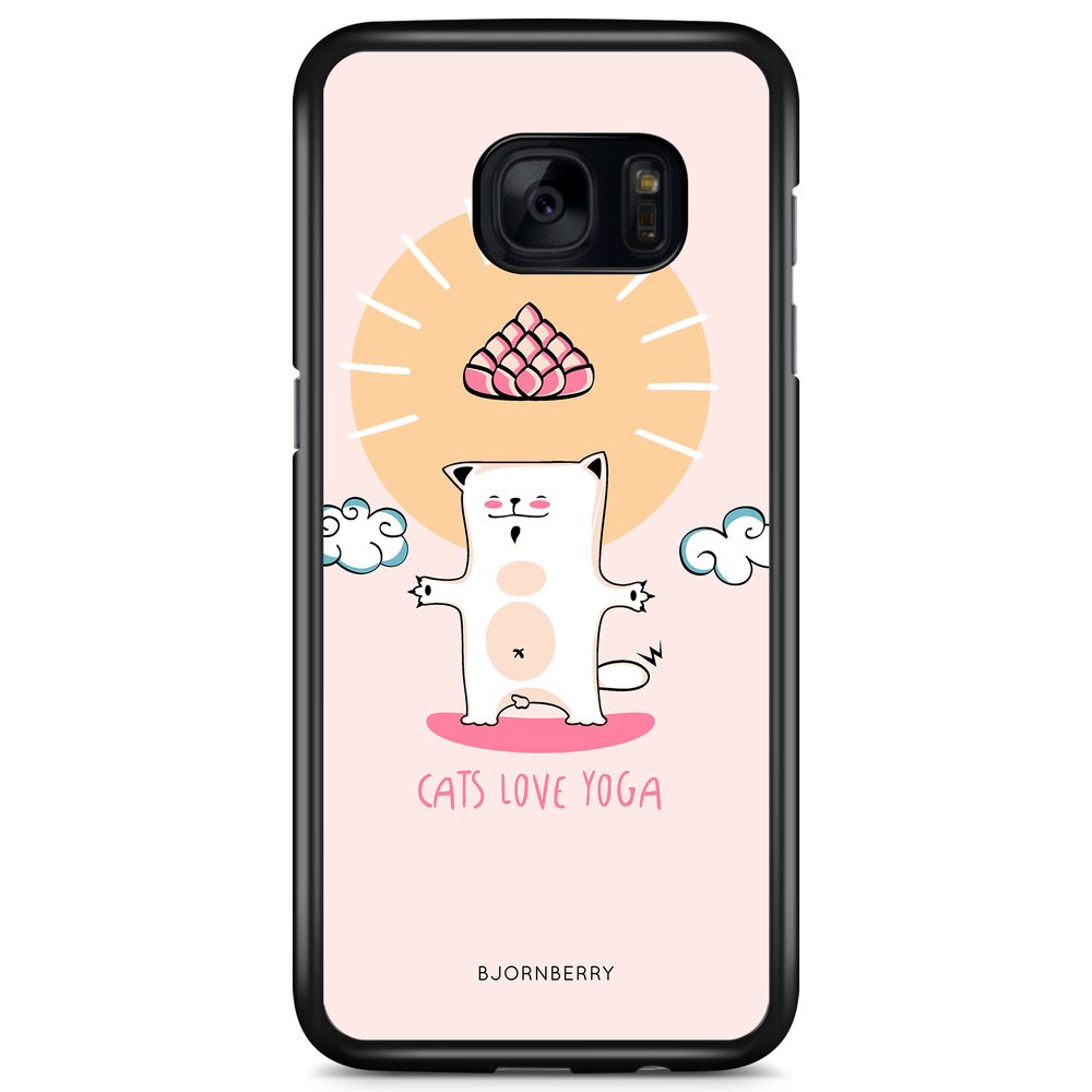 Samsung Galaxy S7 Edge Case - Yoga Cat Nr1