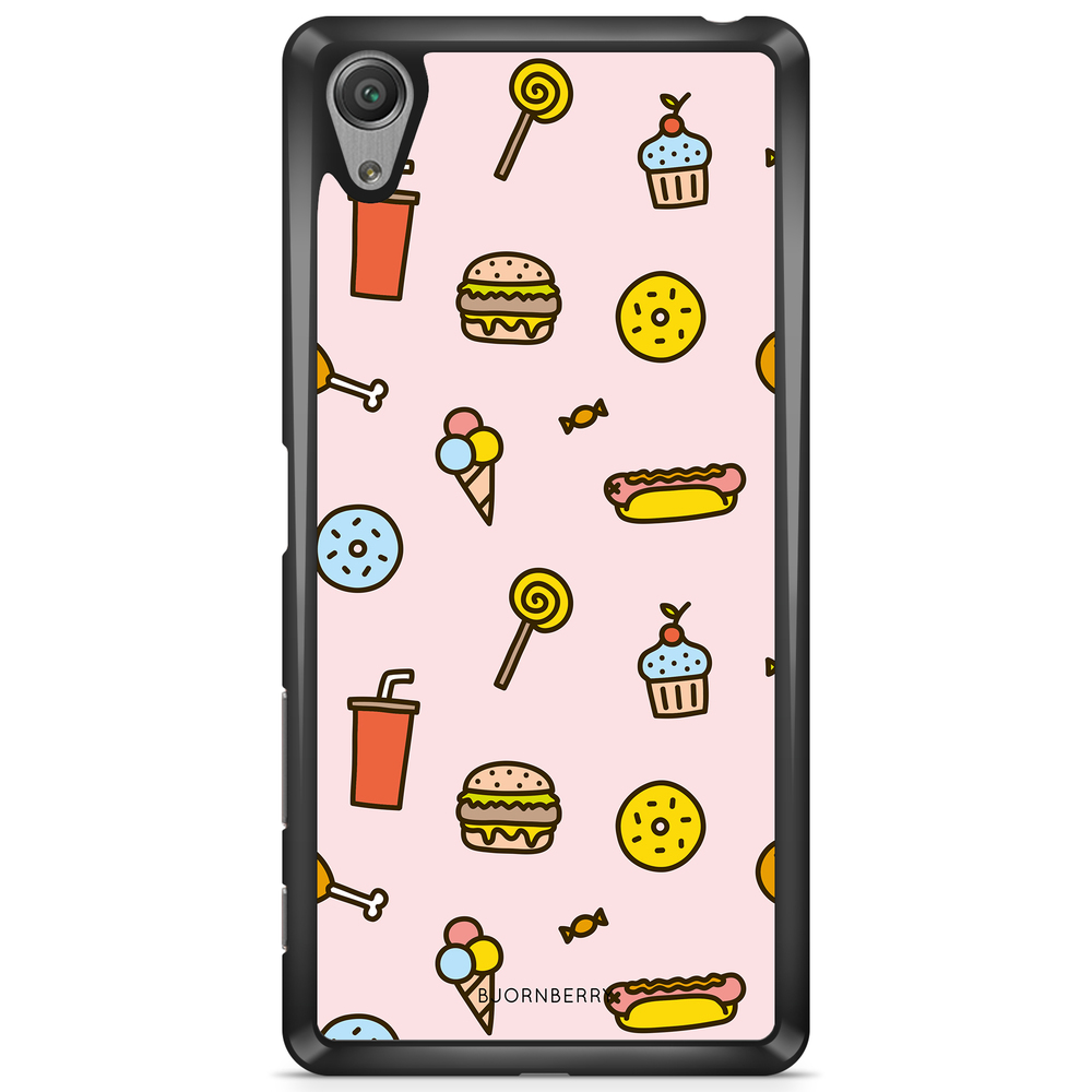 Sony Xperia XA Case - Junk Food Pattern