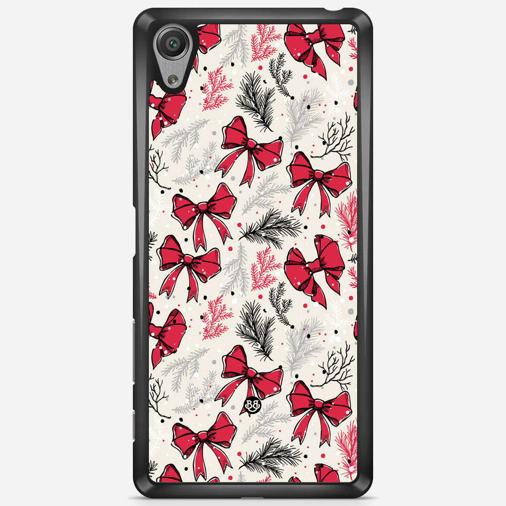 Sony Xperia X Performance Case - Christmas Bows