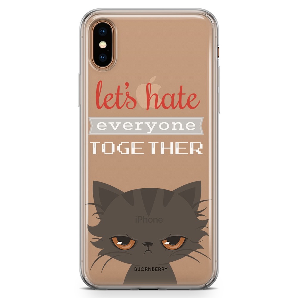 iPhone Xs Max Fashion Case - Angry Cat